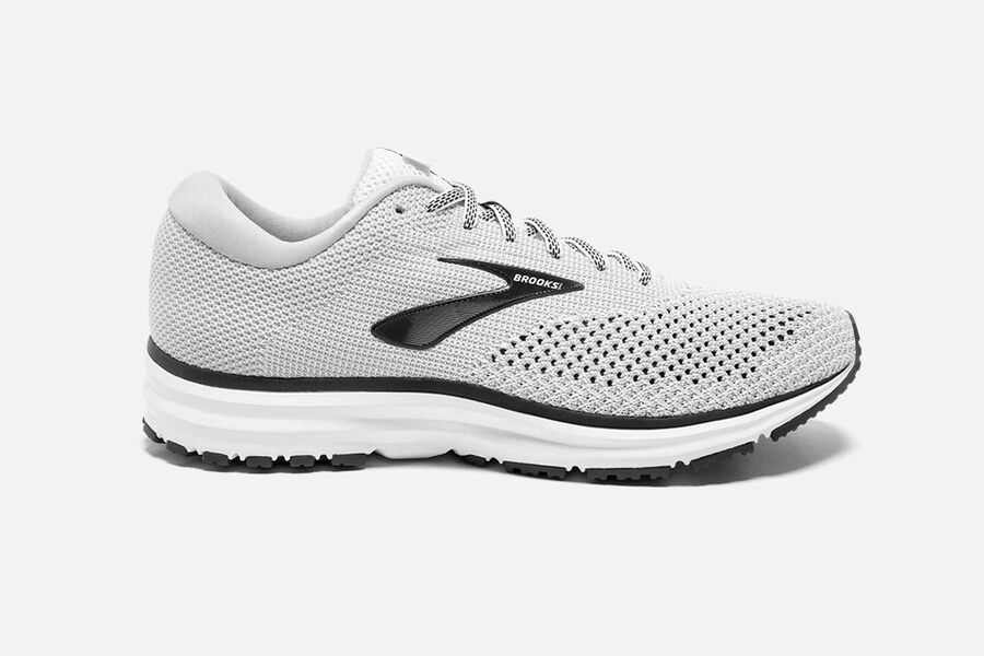 Brooks Herren Revel 2 Laufschuhe Weiß/Schwarz Sale 501-423765